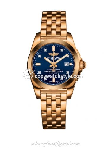 Breitling Galactic 29 Rose Gold / Horizon Blue Diamond / Bracelet H7234812.C964.791H Breitling Galactic 29 Rose Gold / Horizon Blue Diamond / Bracelet H7234812.C964.791H