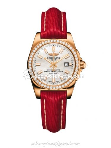 Breitling Galactic 29 Rose Gold / Diamond / Pearl / Sahara H7234853.A791.273X Breitling Galactic 29 Rose Gold / Diamond / Pearl / Sahara H7234853.A791.273X