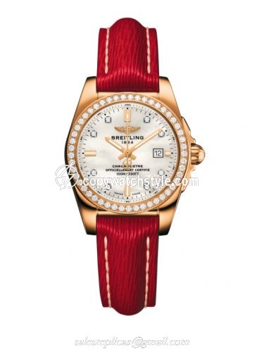 Breitling Galactic 29 Rose Gold / Diamond / Pearl Diamond / Sahara H7234853|A792|273X Breitling Galactic 29 Rose Gold / Diamond / Pearl Diamond / Sahara H7234853|A792|273X