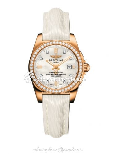 Breitling Galactic 29 Rose Gold / Diamond / Pearl Diamond / Sahara H7234853.A792.274X Breitling Galactic 29 Rose Gold / Diamond / Pearl Diamond / Sahara H7234853.A792.274X