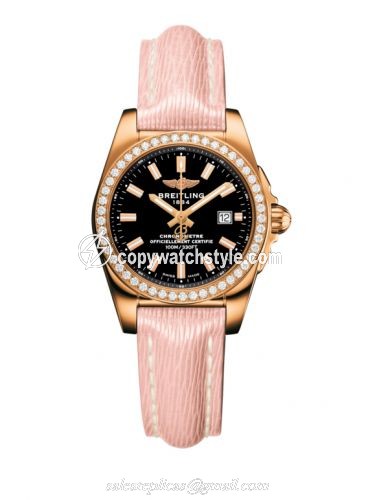 Breitling Galactic 29 Rose Gold / Diamond / Trophy Black / Sahara H7234853.BF32.272X Breitling Galactic 29 Rose Gold / Diamond / Trophy Black / Sahara H7234853.BF32.272X