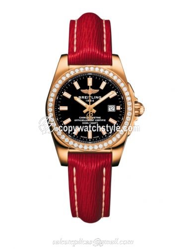 Breitling Galactic 29 Rose Gold / Diamond / Trophy Black / Sahara H7234853.BF32.273X