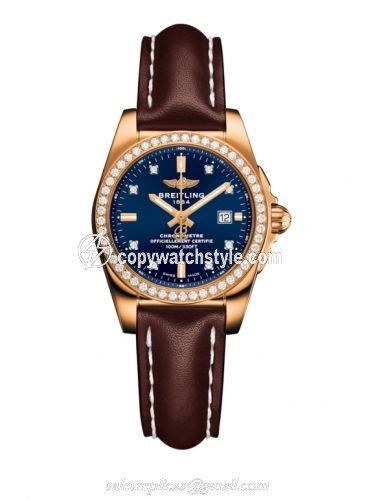 Breitling Galactic 29 Rose Gold / Diamond / Horizon Blue Diamond / Calf H7234853.C964.484X Breitling Galactic 29 Rose Gold / Diamond / Horizon Blue Diamond / Calf H7234853.C964.484X
