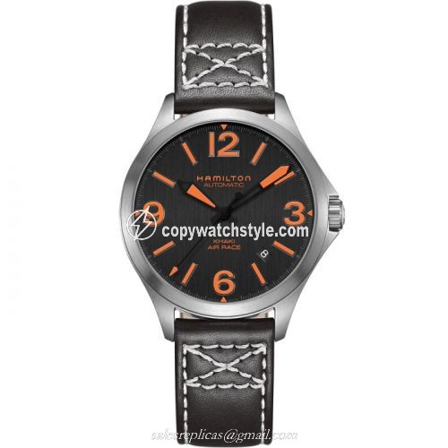 Hamilton Khaki Aviation Air Race 38 Auto Black H76235731