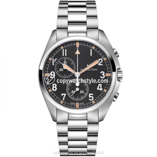 Hamilton Khaki Aviation Pilot Pioneer Chrono Quartz / Bracelet H76522131 Hamilton Khaki Aviation Pilot Pioneer Chrono Quartz / Bracelet H76522131