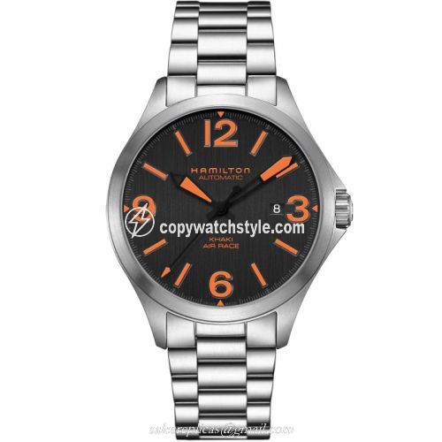 Hamilton Khaki Aviation Air Race 42 Auto Black / Bracelet H76535131 Hamilton Khaki Aviation Air Race 42 Auto Black / Bracelet H76535131