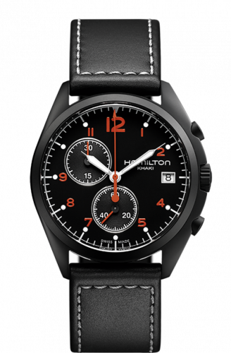 Hamilton Khaki Pilot Pioneer Chrono Quartz Volcano H76582733 Hamilton Khaki Pilot Pioneer Chrono Quartz Volcano H76582733