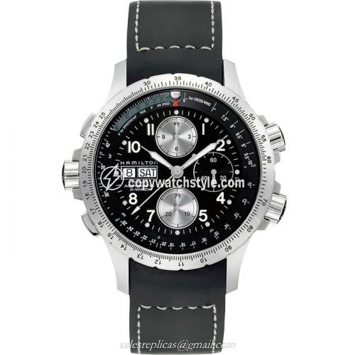 Hamilton Khaki Aviation X-Wind Black H77616333 Hamilton Khaki Aviation X-Wind Black H77616333