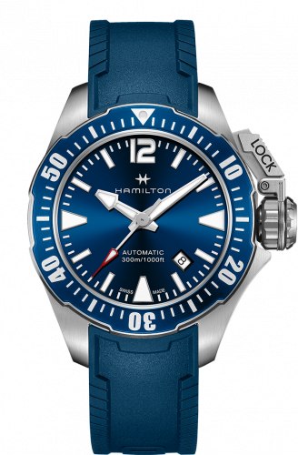 Hamilton Frogman Auto Blue Strap H77705345