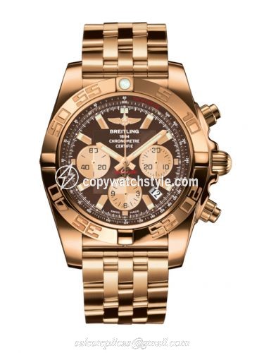 Breitling Chronomat 44 Rose Gold / Metallica Brown / Bracelet HB011012.Q576.375H Breitling Chronomat 44 Rose Gold / Metallica Brown / Bracelet HB011012.Q576.375H