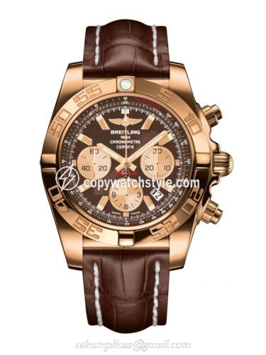 Breitling Chronomat 44 Rose Gold / Metallica Brown / Croco HB011012.Q576.739P Breitling Chronomat 44 Rose Gold / Metallica Brown / Croco HB011012.Q576.739P