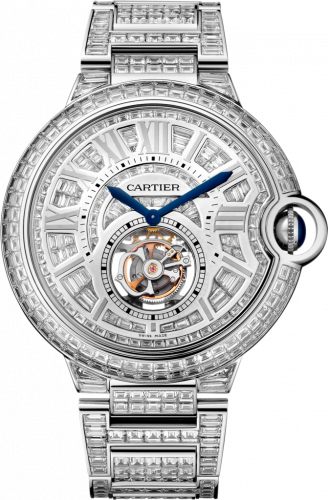 Cartier Ballon Blue de Cartier 46 Flying Tourbillon White Gold / Diamond / Bracelet HPI00683 Cartier Ballon Blue de Cartier 46 Flying Tourbillon White Gold / Diamond / Bracelet HPI00683