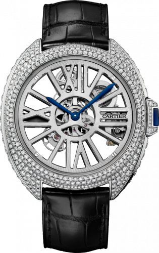 Cartier Cle de Cartier 41 Skeleton Automatic Palladium / Diamond HPI01057 Cartier Cle de Cartier 41 Skeleton Automatic Palladium / Diamond HPI01057