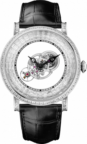 Cartier Rotonde de Cartier Astromysterieux Platinum / Baguette HPI01073