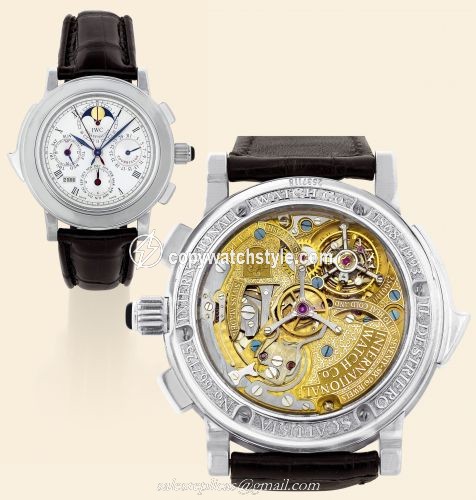 IWC Destriero Scafusia Platinum / English IW1868-18 IWC Destriero Scafusia Platinum / English IW1868-18