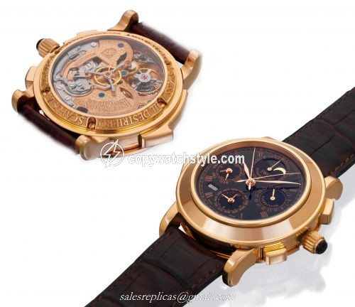 IWC Destriero Scafusia Red Gold / Black / English IW1868-11