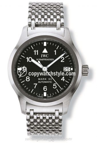 IWC Pilot's Watch Mark XII Stainless Steel / Black / Bracelet IW3241-02 IWC Pilot's Watch Mark XII Stainless Steel / Black / Bracelet IW3241-02