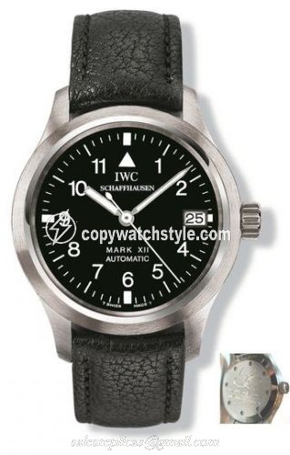 IWC Pilot's Watch Mark XII Stainless Steel / Black / Cathay Pacific IW3241-04 IWC Pilot's Watch Mark XII Stainless Steel / Black / Cathay Pacific IW3241-04