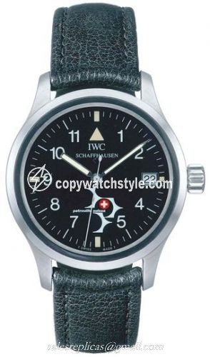 IWC Pilot's Watch Mark XII Stainless Steel / Black / Patrouille de Suisse IW3241-05 IWC Pilot's Watch Mark XII Stainless Steel / Black / Patrouille de Suisse IW3241-05