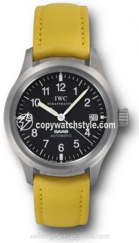 IWC Pilot's Watch Mark XII Titanium / Black / SAAB IW3242-01 IWC Pilot's Watch Mark XII Titanium / Black / SAAB IW3242-01