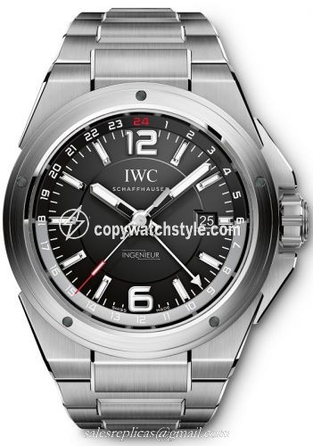 IWC Ingenieur Dual Time Black IW3244-02 IWC Ingenieur Dual Time Black IW3244-02