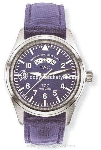 IWC Pilot's Watch UTC Platinum / Blue / Strap IW3251-03 IWC Pilot's Watch UTC Platinum / Blue / Strap IW3251-03