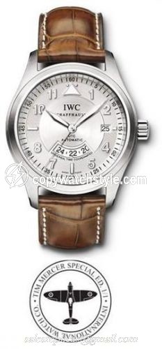 IWC Pilot's Watch Spitfire UTC Platinum / Silver / Tim Mercer IW3251-09/2 IWC Pilot's Watch Spitfire UTC Platinum / Silver / Tim Mercer IW3251-09/2