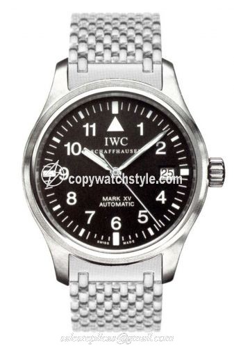 IWC Pilot's Watch Mark XV Stainless Steel / Black / Bracelet IW3253-02 IWC Pilot's Watch Mark XV Stainless Steel / Black / Bracelet IW3253-02