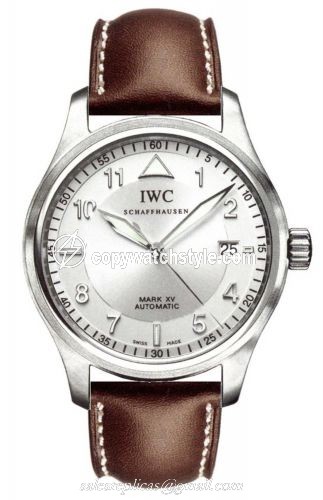 IWC Pilot's Watch Mark XV Spitfire Stainless Steel / Silver / Strap IW3253-13 IWC Pilot's Watch Mark XV Spitfire Stainless Steel / Silver / Strap IW3253-13