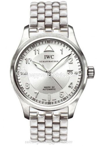 IWC Pilot's Watch Mark XV Spitfire Stainless Steel / Silver / Strap IW3253-14 IWC Pilot's Watch Mark XV Spitfire Stainless Steel / Silver / Strap IW3253-14