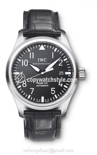 IWC Pilot's Watch Mark XVI Stainless Steel / Black / Strap IW3255-01 IWC Pilot's Watch Mark XVI Stainless Steel / Black / Strap IW3255-01