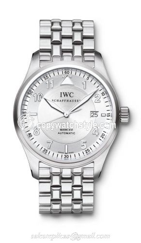 IWC Pilot's Watch Spitfire Mark XVI Stainless Steel / Silver / Bracelet IW3255-05 IWC Pilot's Watch Spitfire Mark XVI Stainless Steel / Silver / Bracelet IW3255-05