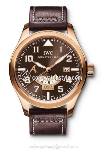 IWC Pilot's Watch UTC Antoine De Saint Exupery Rose Gold IW3261-03 IWC Pilot's Watch UTC Antoine De Saint Exupery Rose Gold IW3261-03