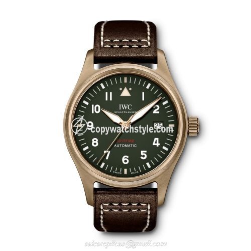 IWC Pilot's Watch Automatic Spitfire Bronze / Green IW3268-02 IWC Pilot's Watch Automatic Spitfire Bronze / Green IW3268-02