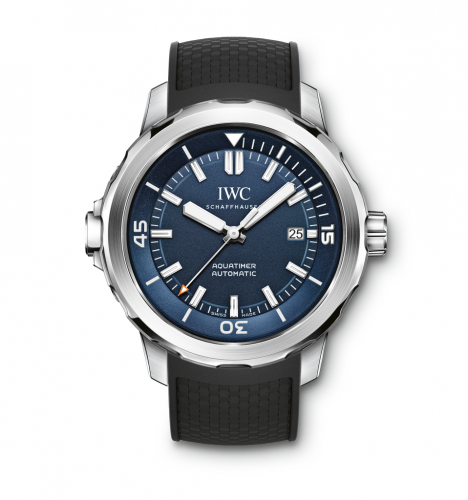 IWC Aquatimer Automatic Stainless Steel / Blue / Rubber / Expedition Jacques-Yves Cousteau IW3290-05 IWC Aquatimer Automatic Stainless Steel / Blue / Rubber / Expedition Jacques-Yves Cousteau IW3290-05