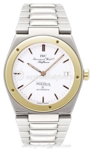 IWC Ingenieur SL Automatic Stainless Steel / Yellow Gold / White / Bracelet IW3505-06 IWC Ingenieur SL Automatic Stainless Steel / Yellow Gold / White / Bracelet IW3505-06