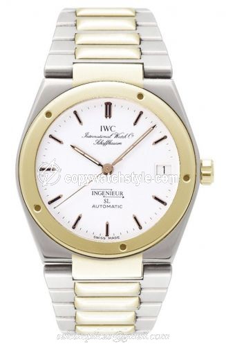IWC Ingenieur SL Automatic Stainless Steel / Yellow Gold / White / Bracelet IW3505-11 IWC Ingenieur SL Automatic Stainless Steel / Yellow Gold / White / Bracelet IW3505-11