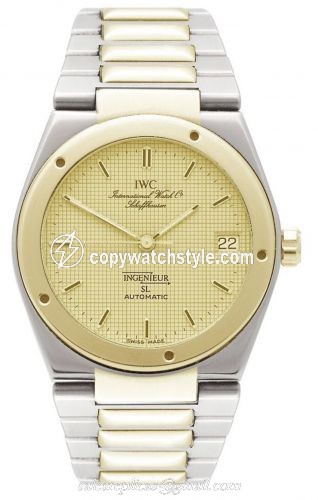 IWC Ingenieur SL Automatic Stainless Steel / Yellow Gold / Champagne / Bracelet IW3505-14 IWC Ingenieur SL Automatic Stainless Steel / Yellow Gold / Champagne / Bracelet IW3505-14
