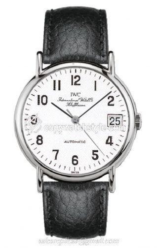 IWC Portofino Automatic Stainless Steel / White - Railroad / Strap IW3513-38 IWC Portofino Automatic Stainless Steel / White - Railroad / Strap IW3513-38