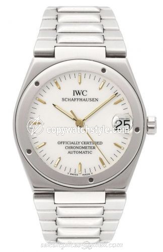 IWC Ingenieur SL Chronometer Stainless Steel / White / Bracelet IW3521-01 IWC Ingenieur SL Chronometer Stainless Steel / White / Bracelet IW3521-01