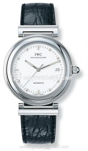 IWC Da Vinci SL Stainless Steel / White / Croco IW3528-07 IWC Da Vinci SL Stainless Steel / White / Croco IW3528-07