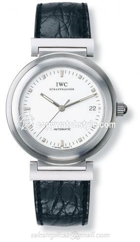 IWC Da Vinci SL Stainless Steel / White / Croco IW3528-08 IWC Da Vinci SL Stainless Steel / White / Croco IW3528-08