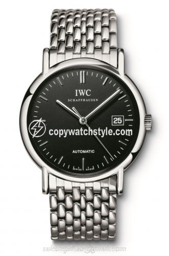 IWC Portofino Automatic / Stainless Steel / Black / Strap IW3533-06 IWC Portofino Automatic / Stainless Steel / Black / Strap IW3533-06