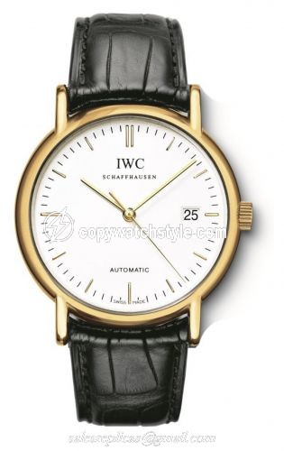 IWC Portofino Automatic / Yellow Gold / White / Strap IW3533-07 IWC Portofino Automatic / Yellow Gold / White / Strap IW3533-07