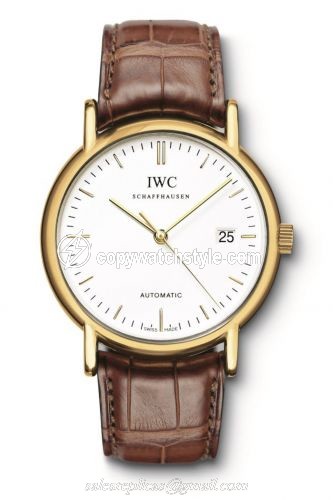 IWC Portofino Automatic / Yellow Gold / White / Strap IW3533-14 IWC Portofino Automatic / Yellow Gold / White / Strap IW3533-14