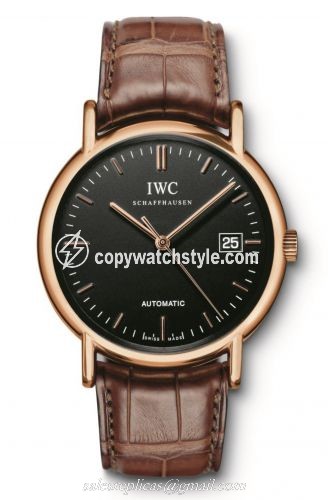 IWC Portofino Automatic / Rose Gold / Black / Strap IW3533-20 IWC Portofino Automatic / Rose Gold / Black / Strap IW3533-20