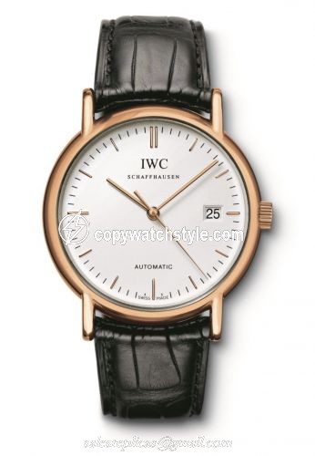 IWC Portofino Automatic / Rose Gold / White / Strap IW3533-21