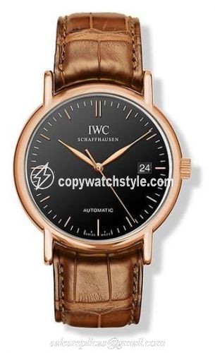IWC Portofino Automatic / Rose Gold / Black / Strap IW3533-26 IWC Portofino Automatic / Rose Gold / Black / Strap IW3533-26