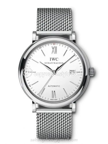 IWC Portofino Automatic Stainless Steel / Silver / Short Milanese IW3565-07 IWC Portofino Automatic Stainless Steel / Silver / Short Milanese IW3565-07