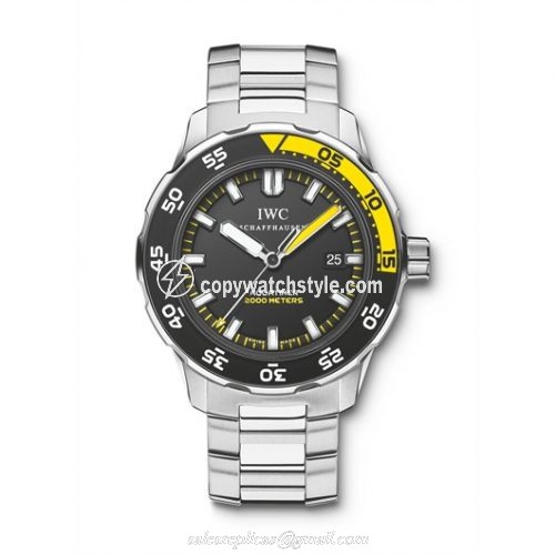 IWC Aquatimer 2000 Stainless Steel / Black / Bracelet IW3568-01 IWC Aquatimer 2000 Stainless Steel / Black / Bracelet IW3568-01